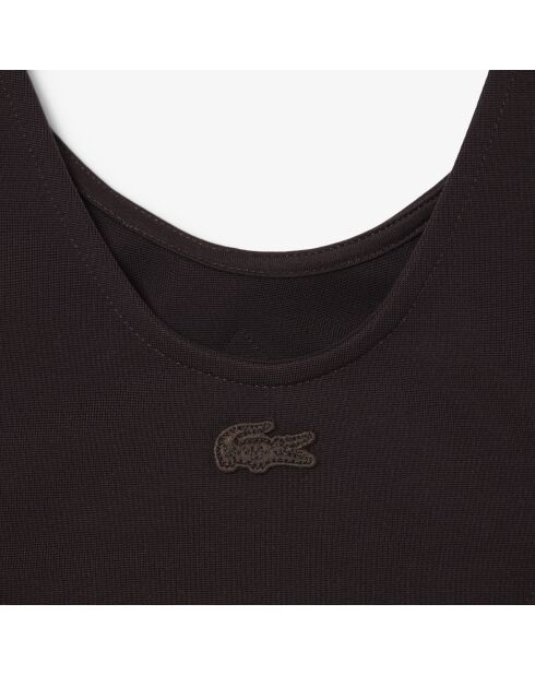 Débardeur satiné badge Défilé buffle