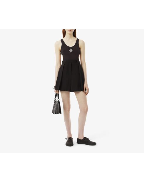 Débardeur satiné badge Défilé buffle