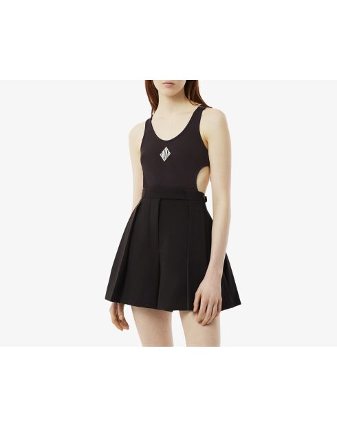 Débardeur satiné badge Défilé buffle