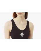 Débardeur satiné badge Défilé buffle