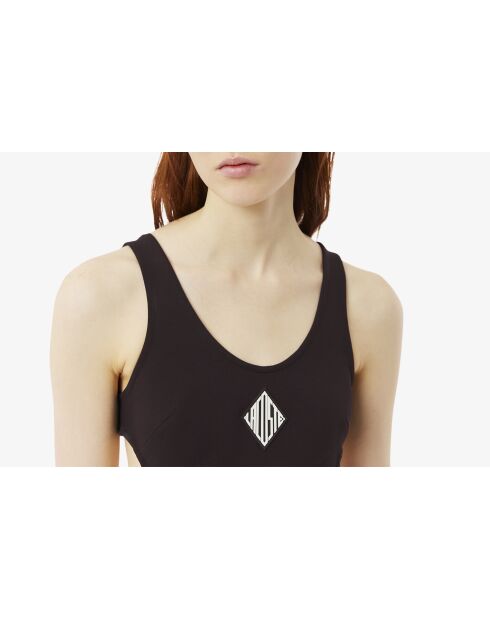 Débardeur satiné badge Défilé buffle