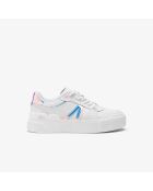 L002 Evo wit/lichtroze leren sneakers