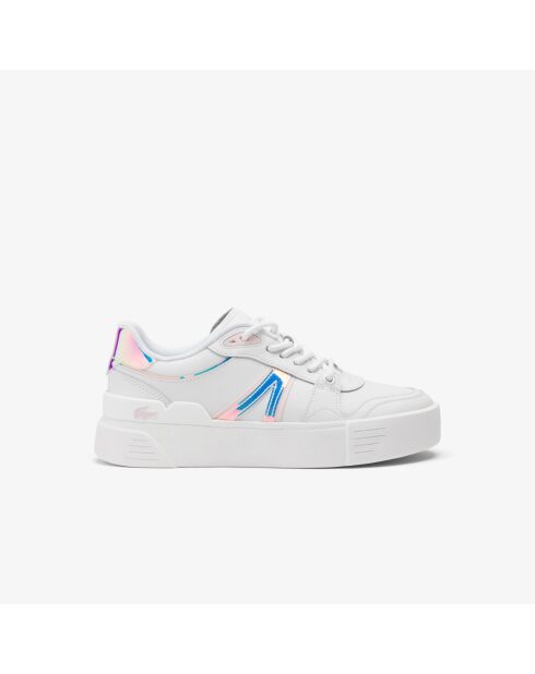 Zapatillas L002 Evo de piel blanca/rosa claro