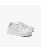 L002 Evo wit/lichtroze leren sneakers