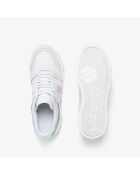 L002 Evo wit/lichtroze leren sneakers