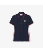 Polo slim fit marine