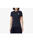 Polo slim fit marine