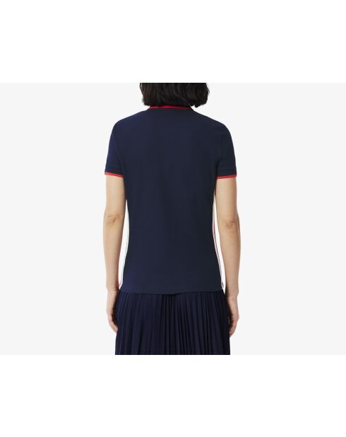 Polo slim fit marine