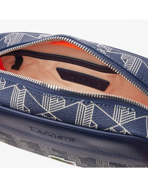 Petit sac reporter The Blend mono marine 166 laponie - 19x12,5x6 cm