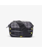 The Blend Kleine Reportertasche aus Netzstoff, Mono-Periskop, blau - 19x12,5x6 cm