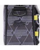 The Blend Kleine Reportertasche aus Netzstoff, Mono-Periskop, blau - 19x12,5x6 cm