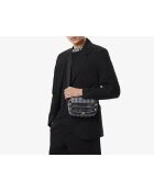 The Blend Kleine Reportertasche aus Netzstoff, Mono-Periskop, blau - 19x12,5x6 cm