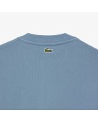 Katoenen sweatshirt met kalkhoudend logo in reliëf