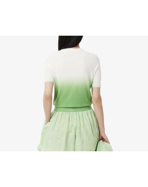 Maglia a maniche corte effetto sfumato Calathea/flour