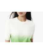 Maglia a maniche corte effetto sfumato Calathea/flour