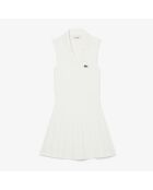 Wit/groene aparte tennisjurk met stretch