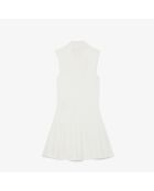 Wit/groene aparte tennisjurk met stretch