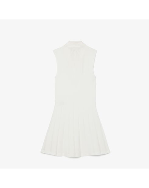 Wit/groene aparte tennisjurk met stretch