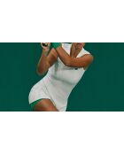 Wit/groene aparte tennisjurk met stretch