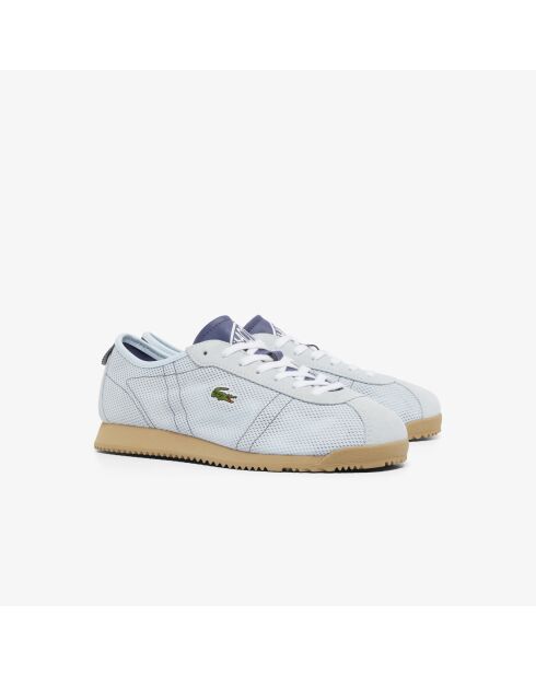 Lichtblauw/lichtbruine Club-Low sneakers