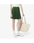 Groene korte plooirok