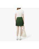 Groene korte plooirok