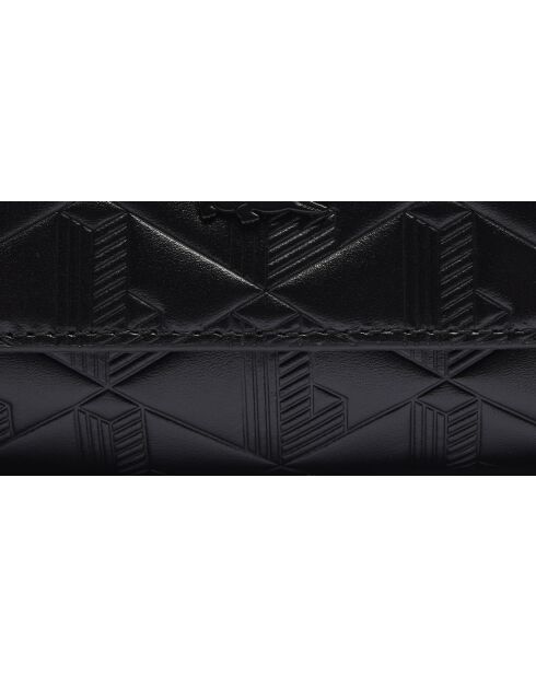 Maheki schwarze Schultertasche mit Monogramm - 23x12,5x6,5 cm