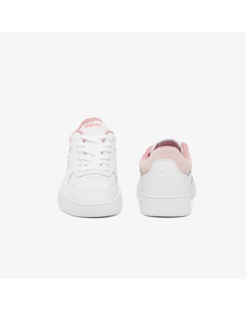 49SFA0063 wit/roze klassieke leren sneakers