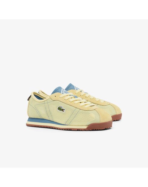 Hellgelb/blaue Club-Low-Turnschuhe