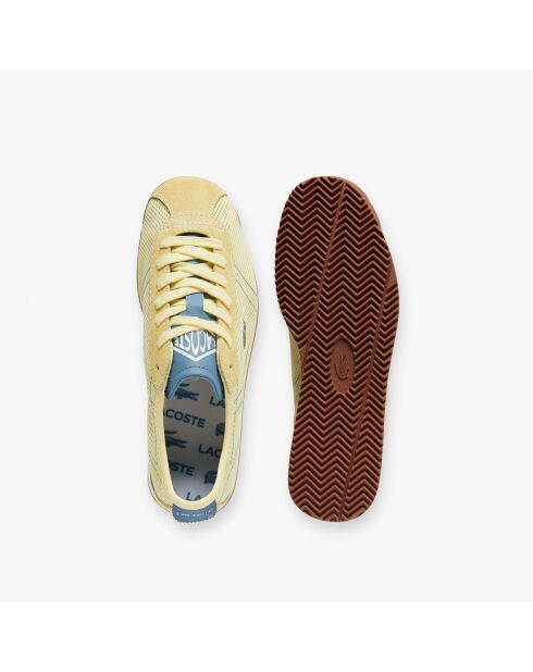 Hellgelb/blaue Club-Low-Turnschuhe