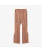 Iberis/Latte-Jogginghose mit Flare-Monogramm