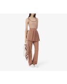 Iberis/Latte-Jogginghose mit Flare-Monogramm