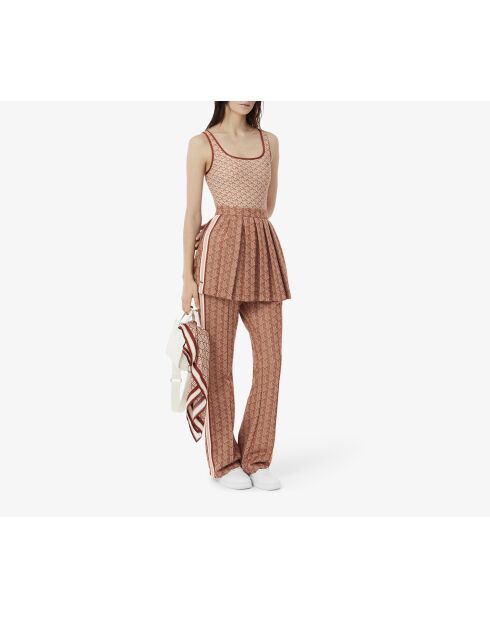 Iberis/Latte-Jogginghose mit Flare-Monogramm