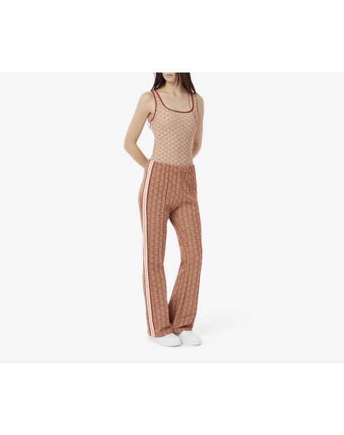 Iberis/Latte-Jogginghose mit Flare-Monogramm