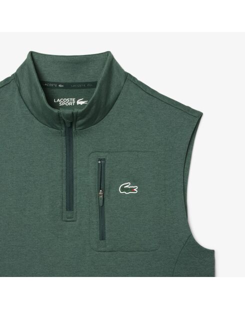 Veste midlayer quart-zip Golf sinople chiné