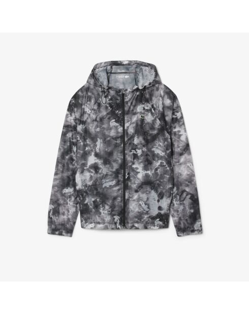 Calluna/schwarz bedruckte leichte Sportjacke