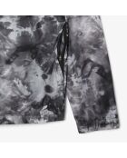 Calluna/schwarz bedruckte leichte Sportjacke