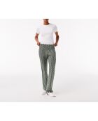 Grüne Jogginghose mit Monogramm-/Chip-Flare