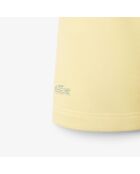 Gele fleeceshort met plooien