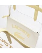 Anna transparante gele draagtas 107 - 33x39x15,5 cm