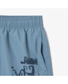 Traje de baño largo con marcas de calcar/halcón