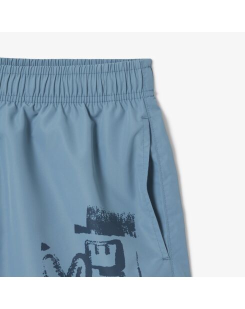 Traje de baño largo con marcas de calcar/halcón