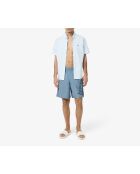 Traje de baño largo con marcas de calcar/halcón