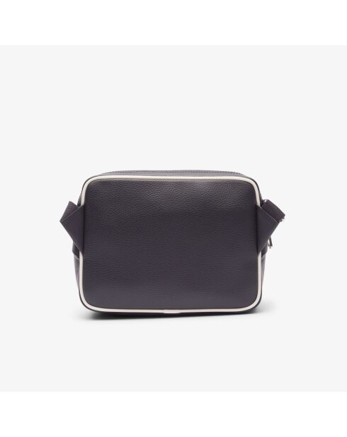 Angy Reportertasche aus genarbtem Leder mit Mehlschaden - 24x18x6,5 cm