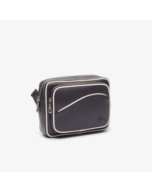 Angy Reportertasche aus genarbtem Leder mit Mehlschaden - 24x18x6,5 cm