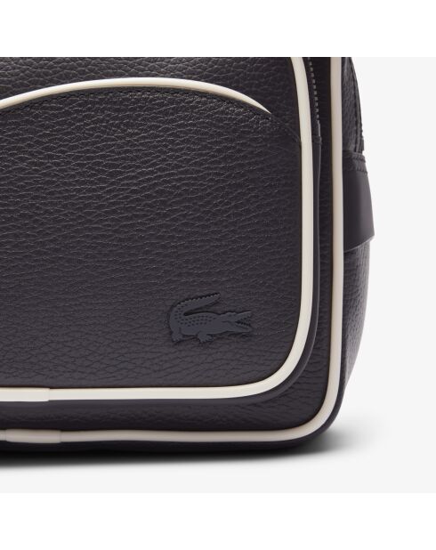 Angy Reportertasche aus genarbtem Leder mit Mehlschaden - 24x18x6,5 cm