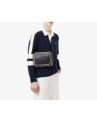 Borsa reporter Angy in pelle martellata con danni da farina - 24x18x6,5 cm