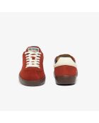 Baseshot sneakers van bordeaux/gumsuède