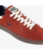 Baseshot sneakers van bordeaux/gumsuède