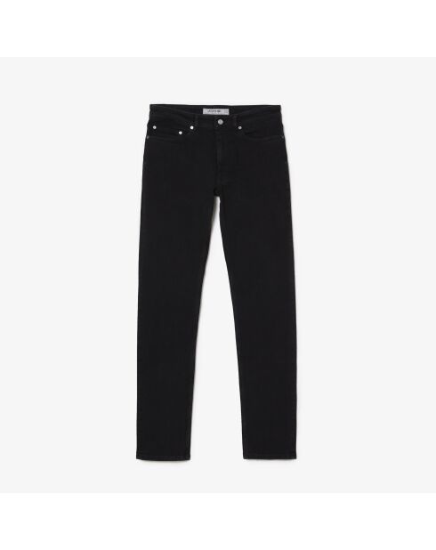 Indigoschwarze Slim Fit-Jeans aus Stretchbaumwolle